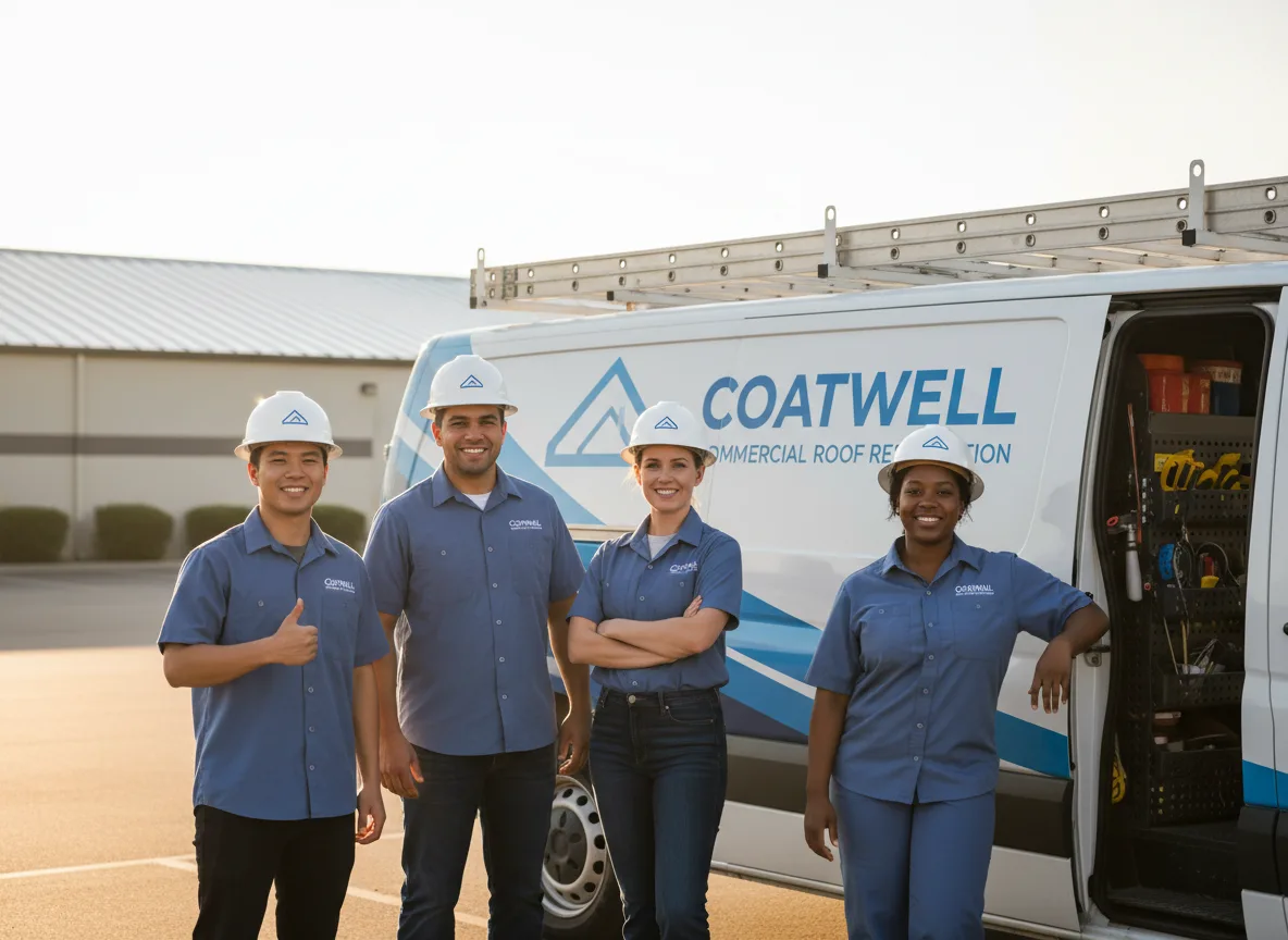 Commercial roof coating company in Woodleaf, NC